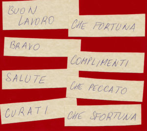 kartičky italština